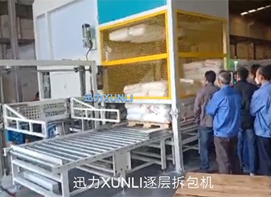 Automatic Layer Bag Emptying machine-PP particle